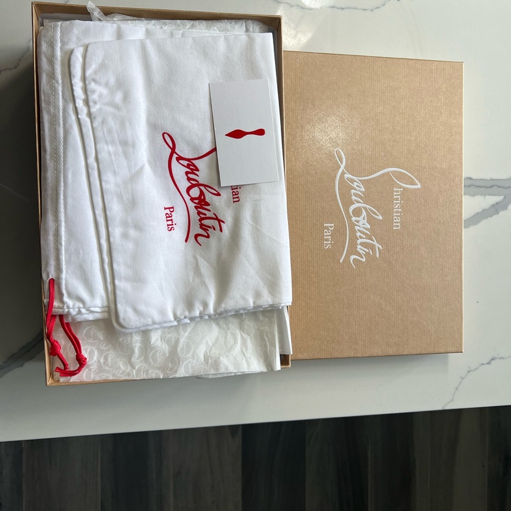 Christian Louboutin Yellow ankle strip sandals , Size 41.